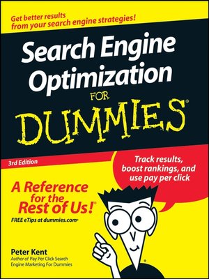 cover image of Search Engine Optimization For Dummies